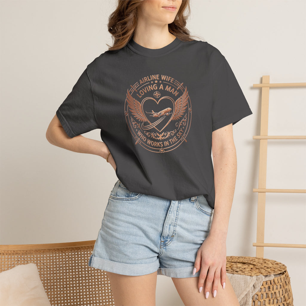 Pilot Wives T-Shirt — "Loving a Man Who Works in the Sky"