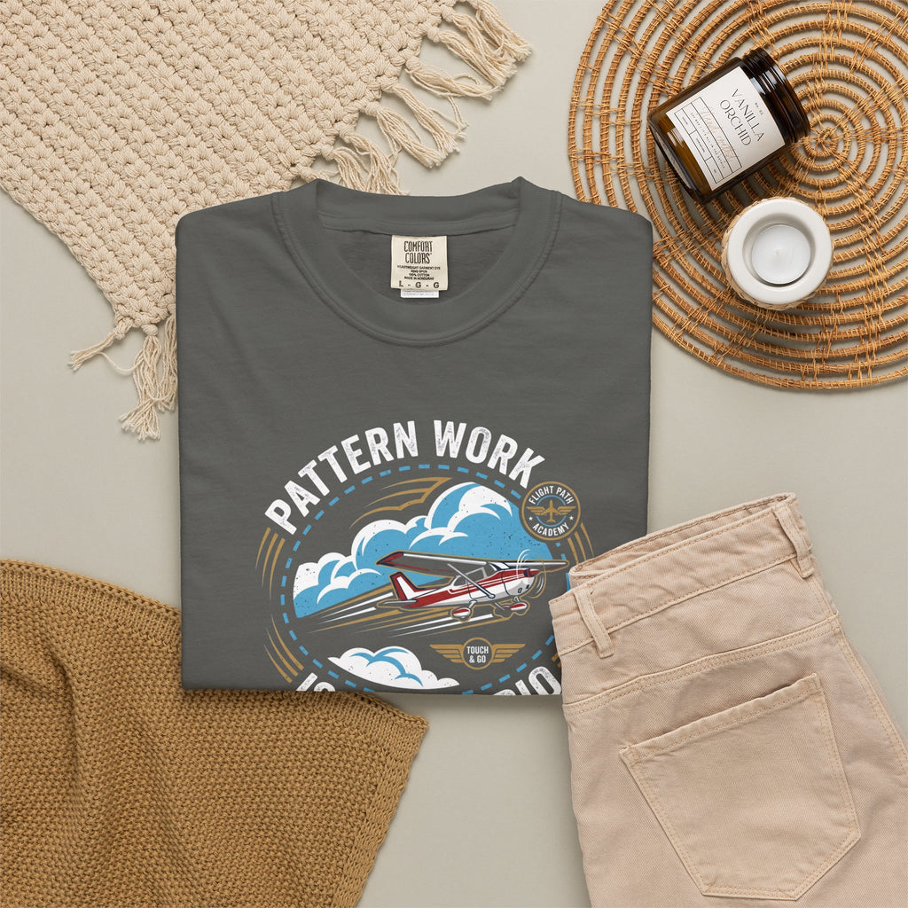Pattern Work Is My Cardio Student Pilot T-shirt