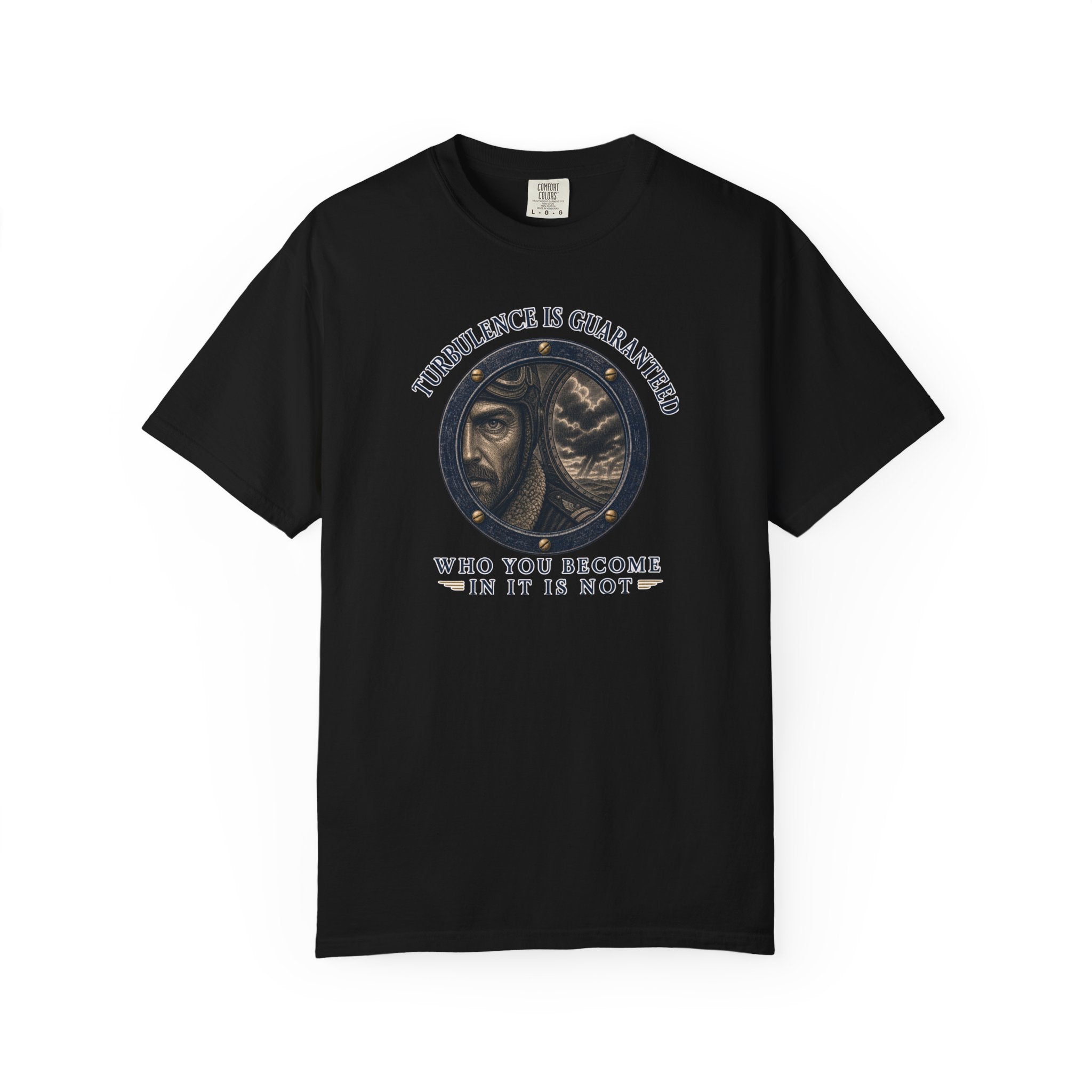 Turbulence Is Guaranteed T-Shirt — Inspirational Aviation Tee