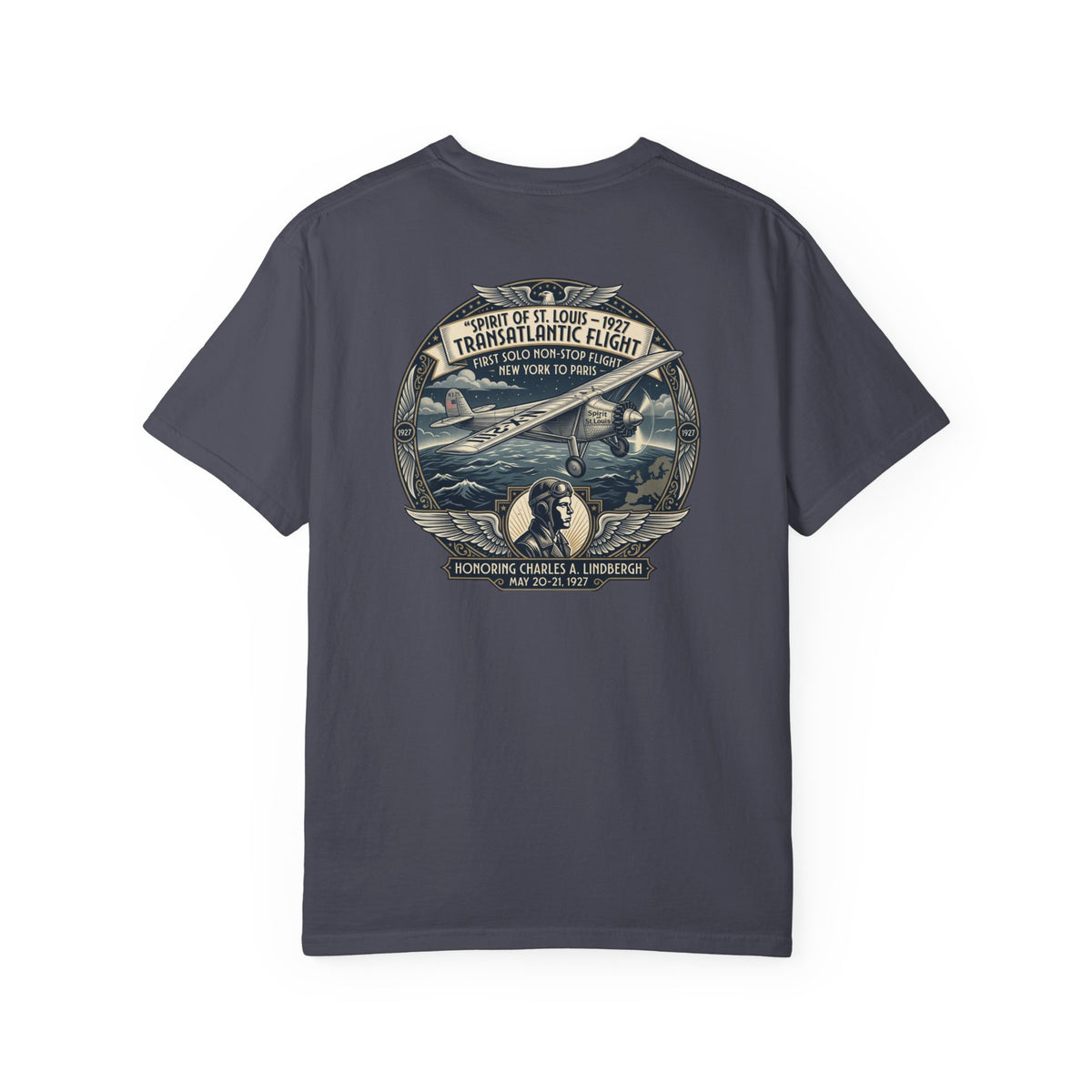 Charles Lindbergh Historical Flight Tee - Signature Series