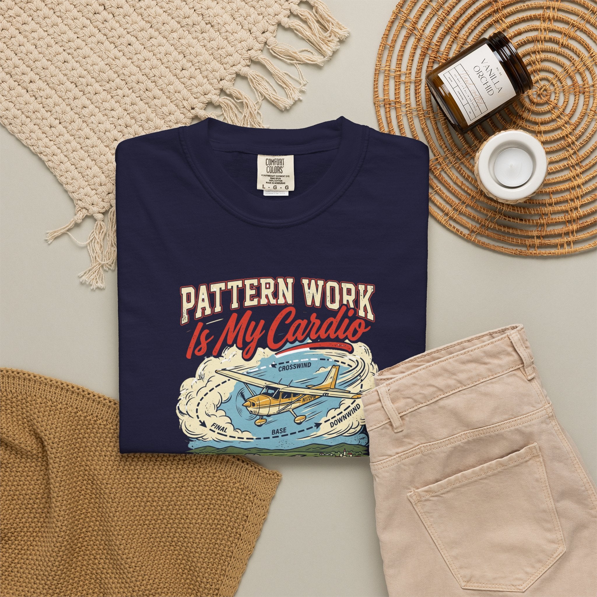 Pattern Work Is My Cardio Aviation Tee