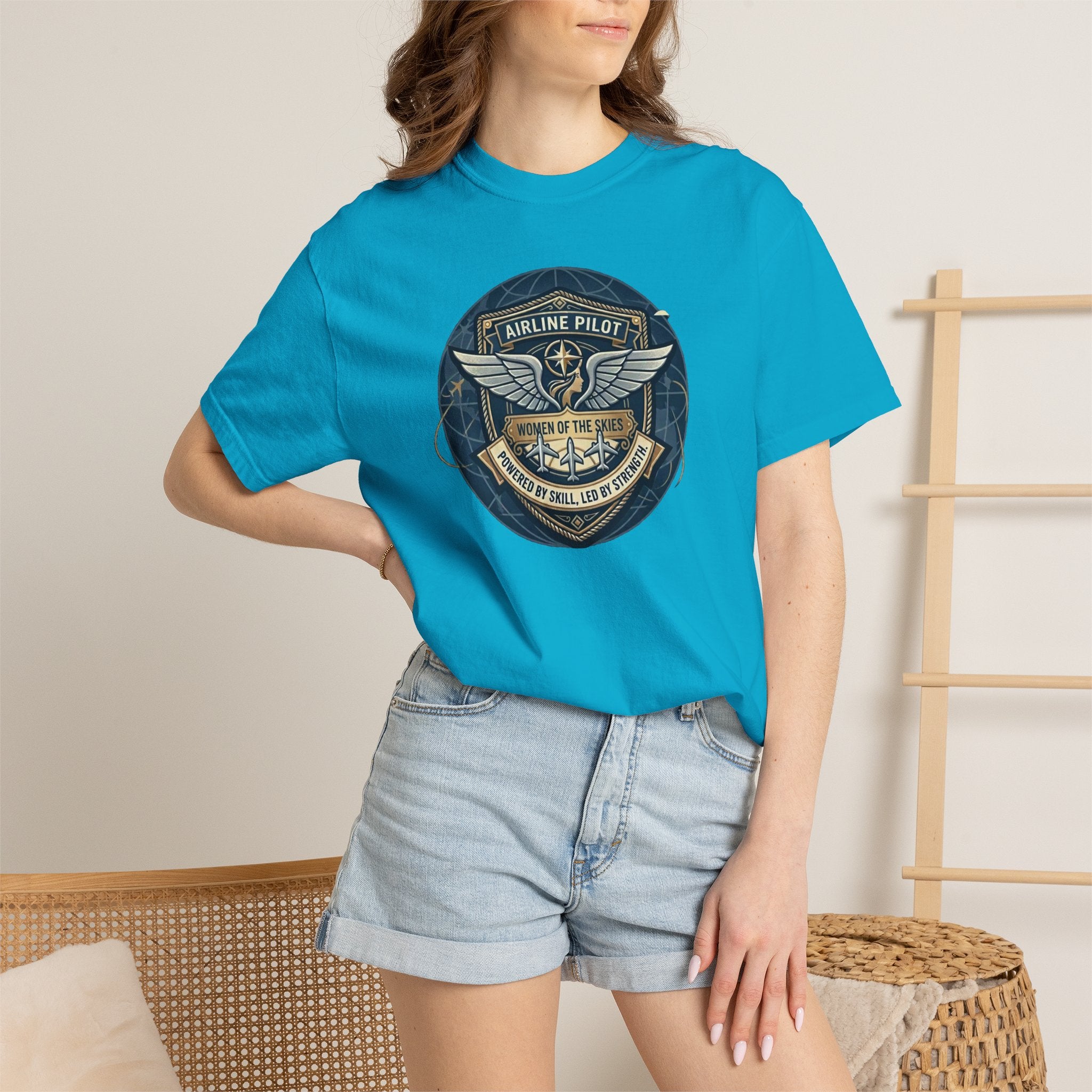 Women of the Skies - Women in Professional Aviation Tee