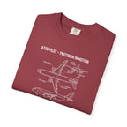 Airbus A320 Schematic T-Shirt — 'Precision in Motion' Aviation Tee