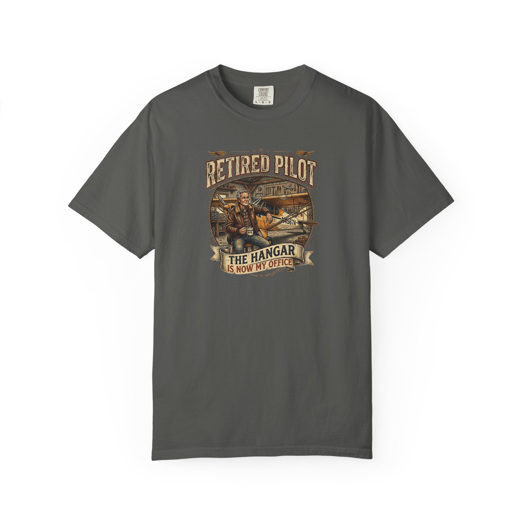 Retired Pilot Aviator T-Shirt — Vintage Flight Tribute