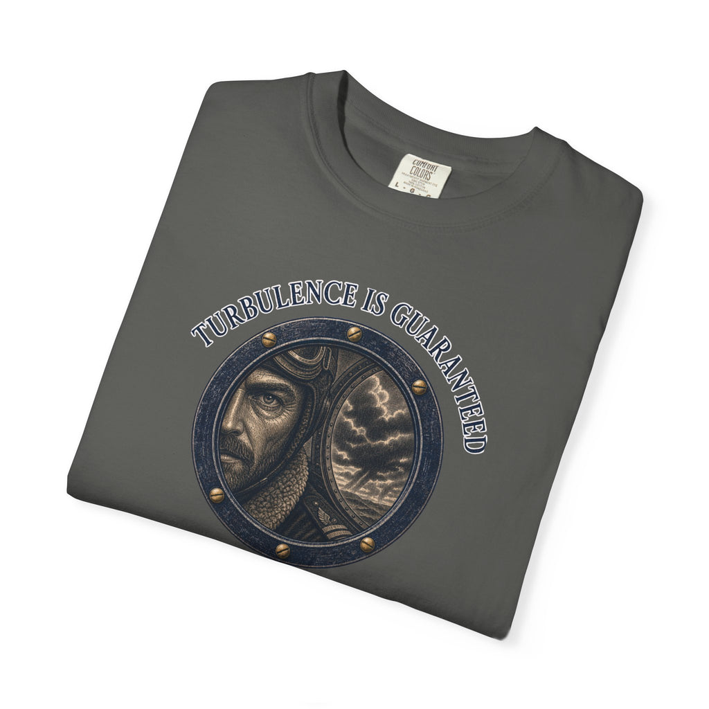 Turbulence Is Guaranteed T-Shirt — Inspirational Aviation Tee