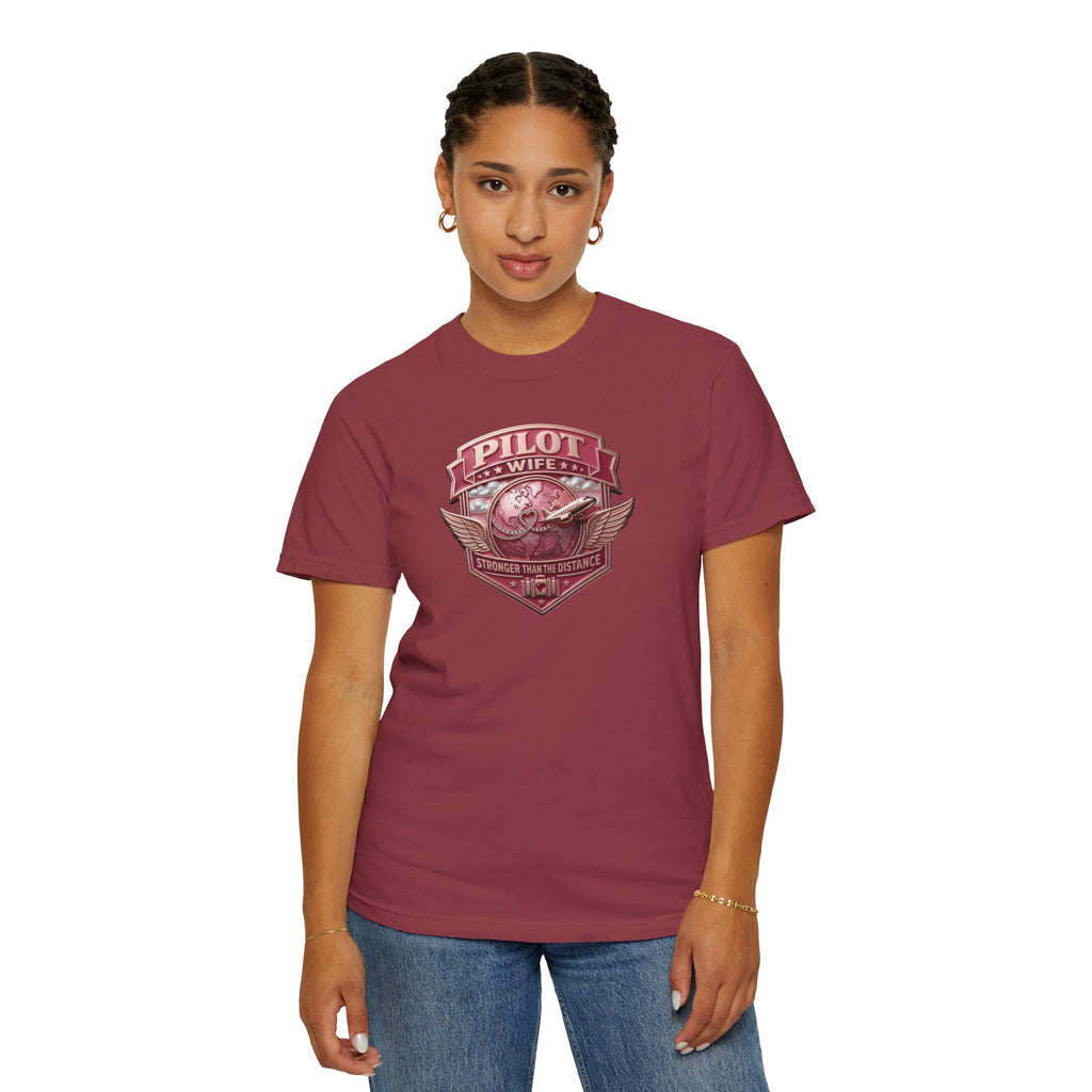 Pilot Wife Tribute T-Shirt — Stronger Than The Distance