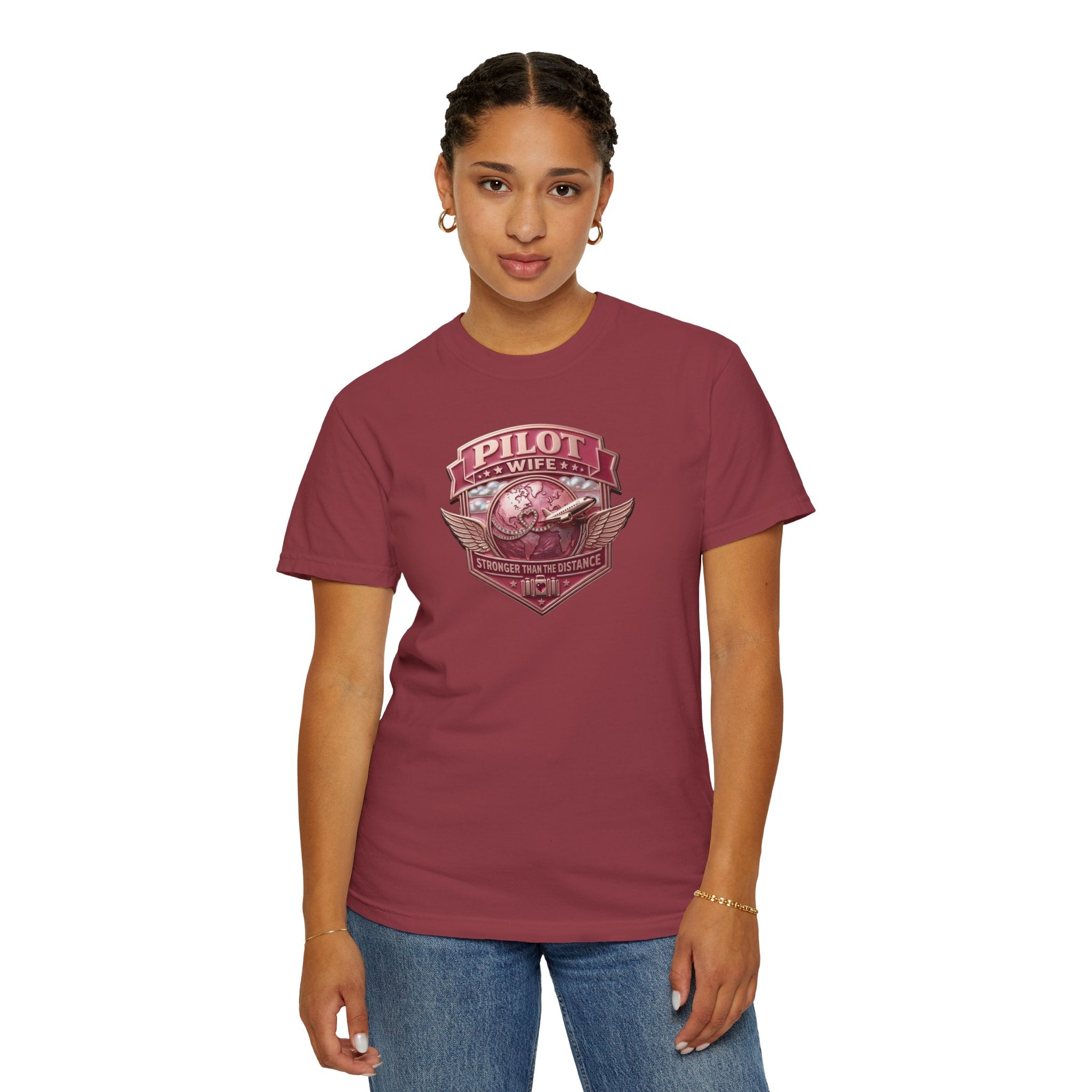 Pilot Wife Tribute T-Shirt — Stronger Than The Distance