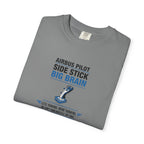 Airbus Side Stick Big Brain Aviation T-Shirt