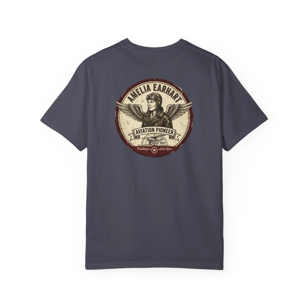Amelia Earhart Tribute T-Shirt — Signature Series Aviation History