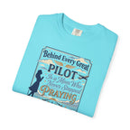 Pilot Mom Prayer T-Shirt — Emotional Aviation Tee for Prayerful Pilot Mothers
