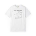 Airbus A320 Schematic T-Shirt — 'Precision in Motion' Aviation Tee