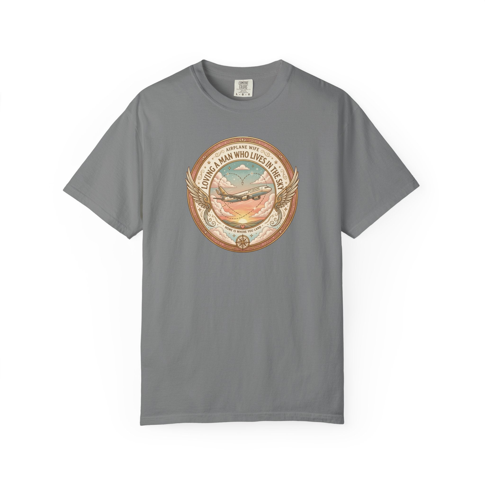 Airplane Wife Tribute T-Shirt — Loving a Man Who Lives In the Sky