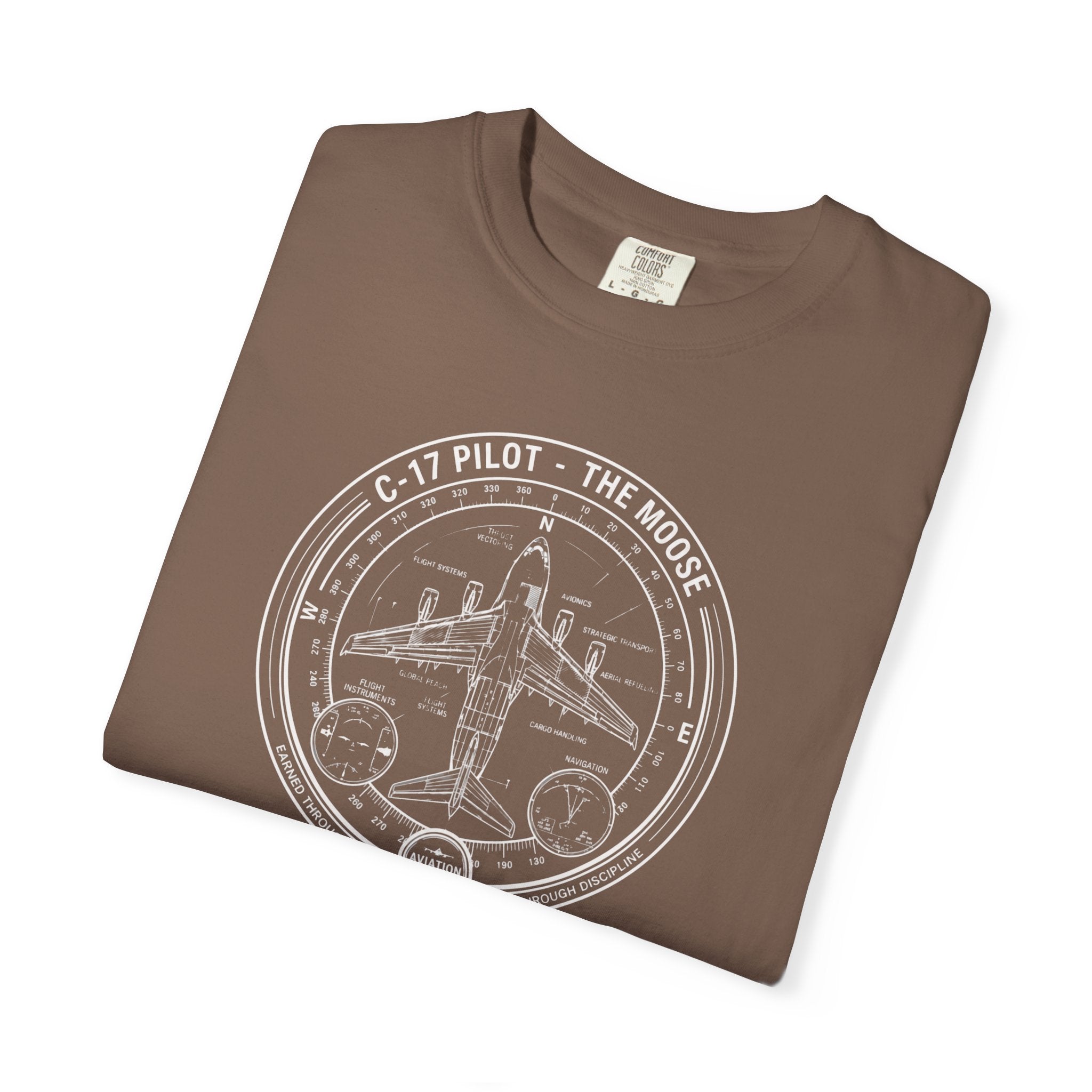 C-17 Pilot Vintage Aviation Tee - The Moose Aircraft T-Shirt