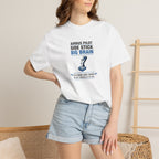 Airbus Side Stick Big Brain Aviation T-Shirt