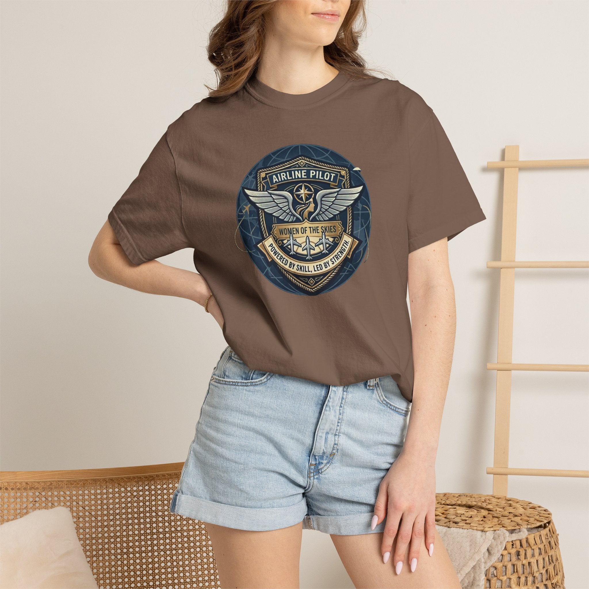 Women of the Skies - Women in Professional Aviation Tee