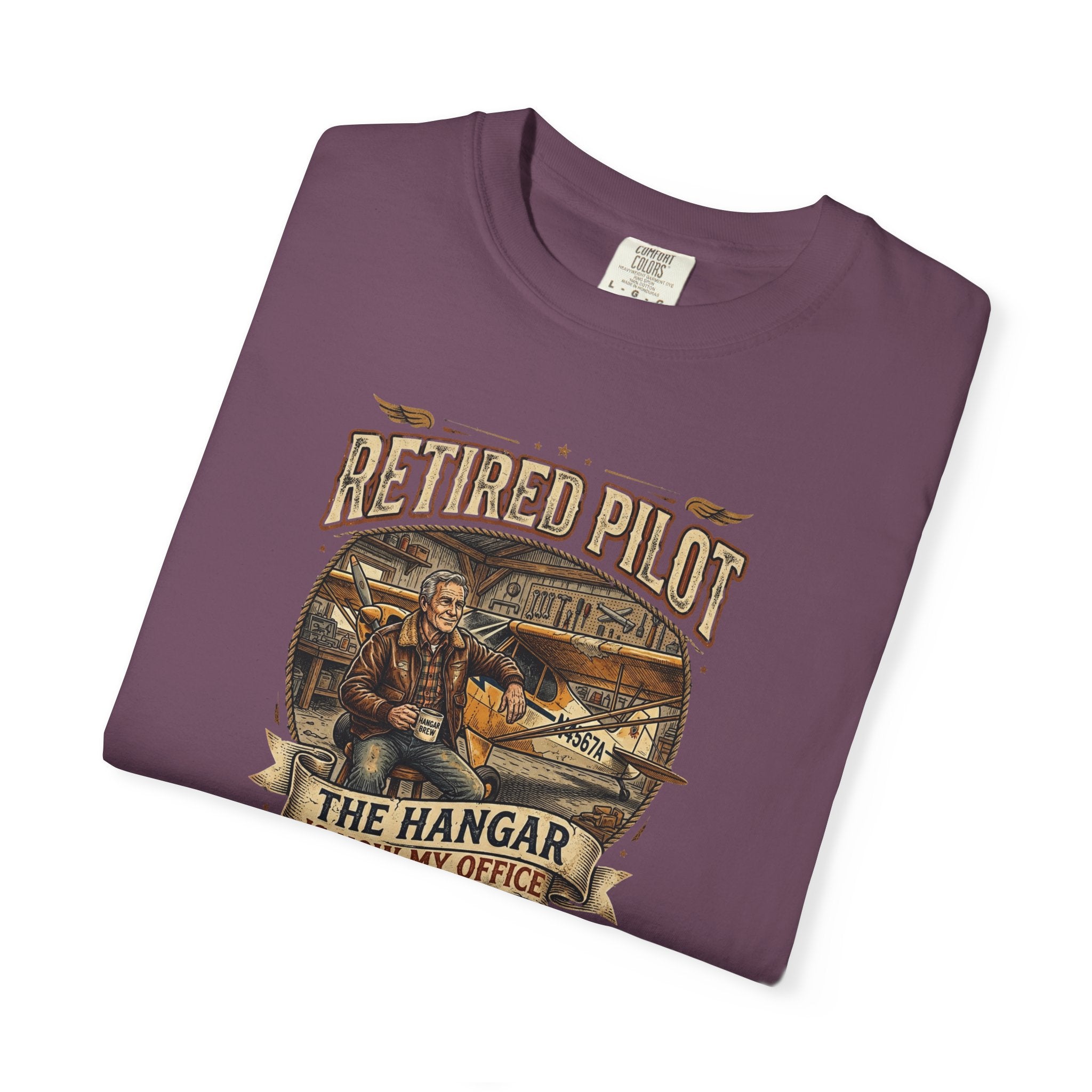 Retired Pilot Aviator T-Shirt — Vintage Flight Tribute