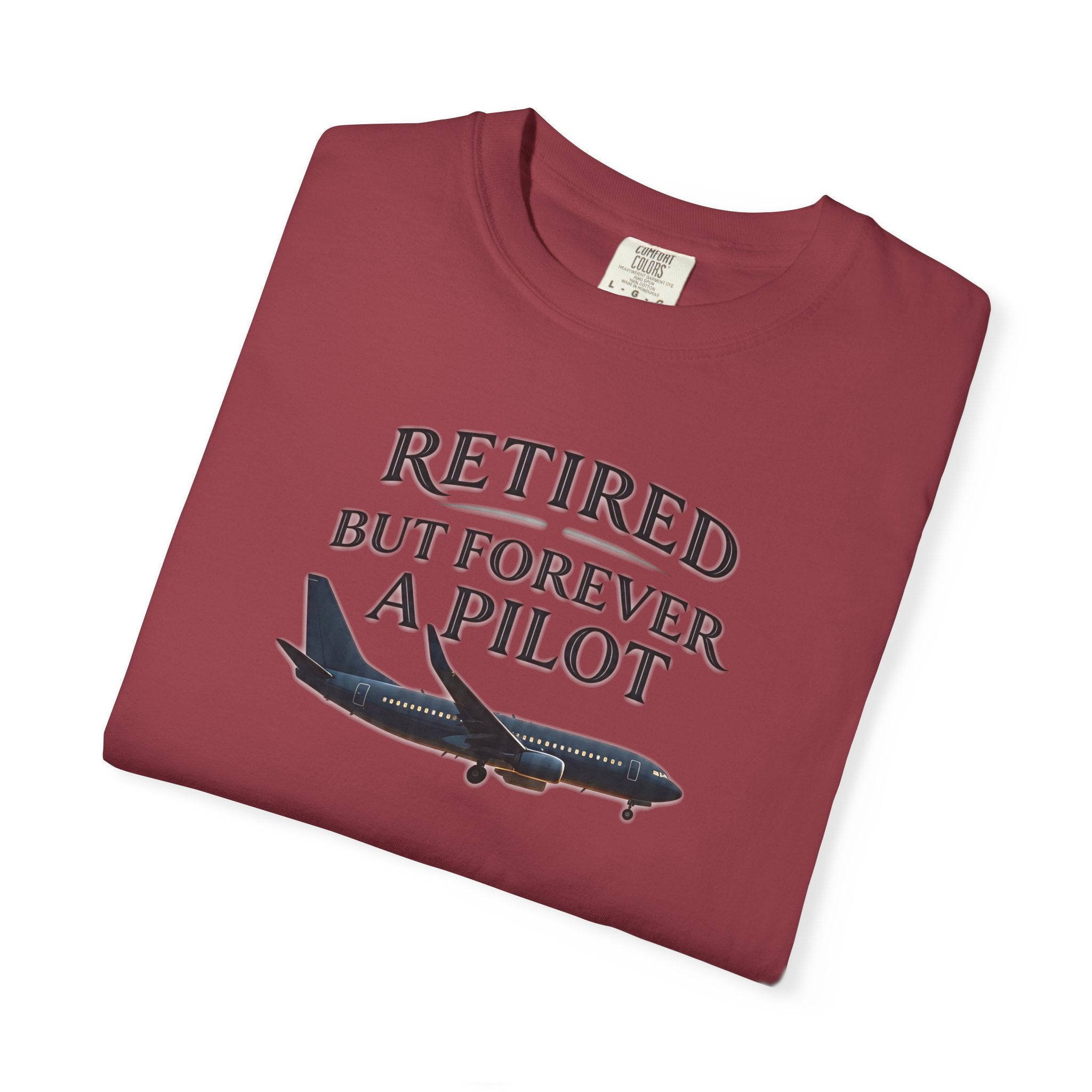 Retired Pilot Aviation T-Shirt — Vintage Flight Tribute