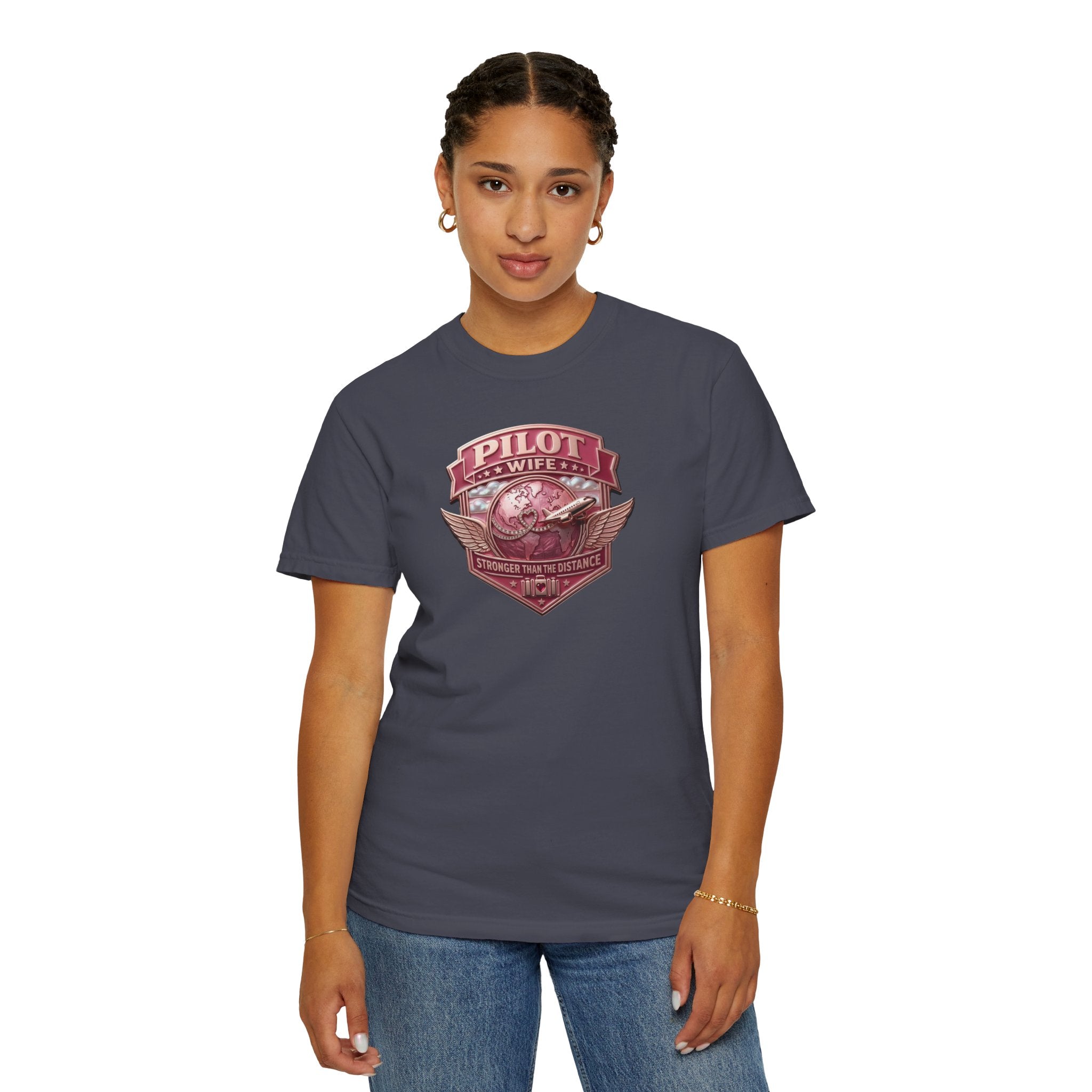 Pilot Wife Tribute T-Shirt — Stronger Than The Distance