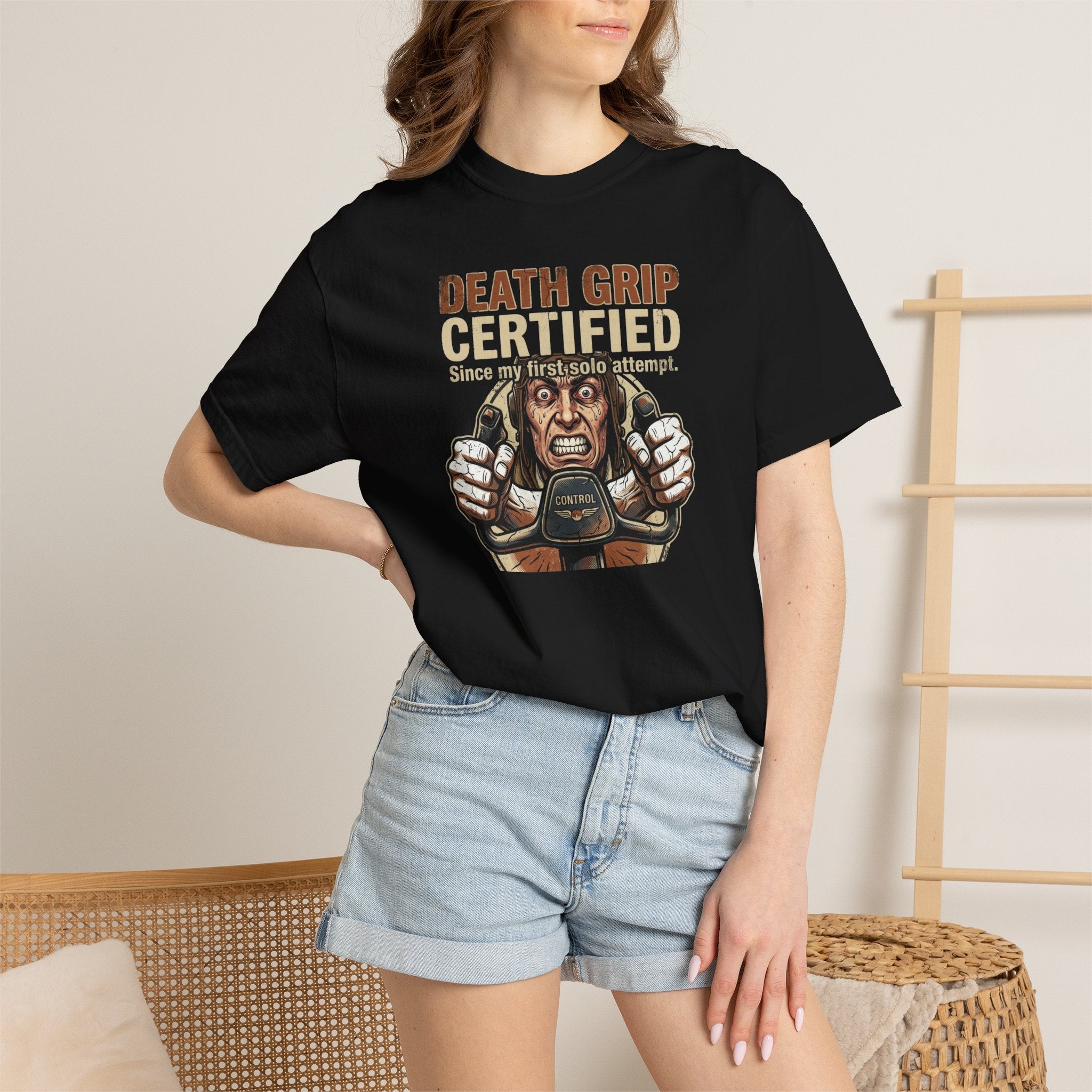 Death Grip Certified - Student Pilot T-Shirt