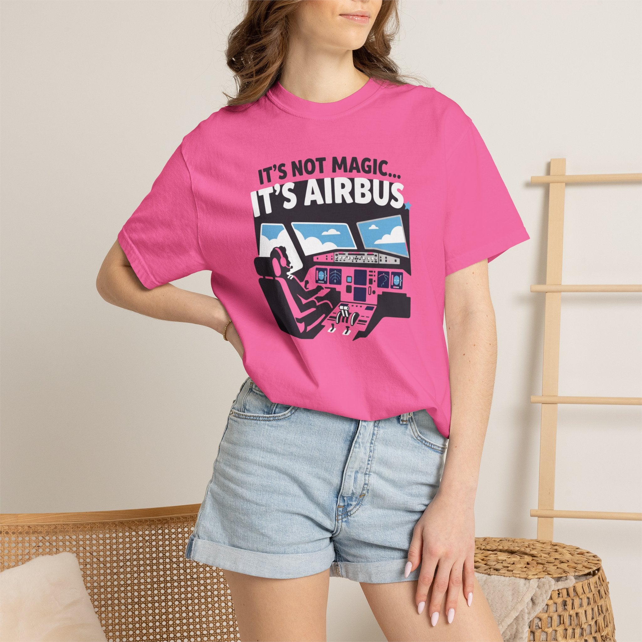 Airbus Magic of Flight T-Shirt — Aviation Tech Enthusiast Tee