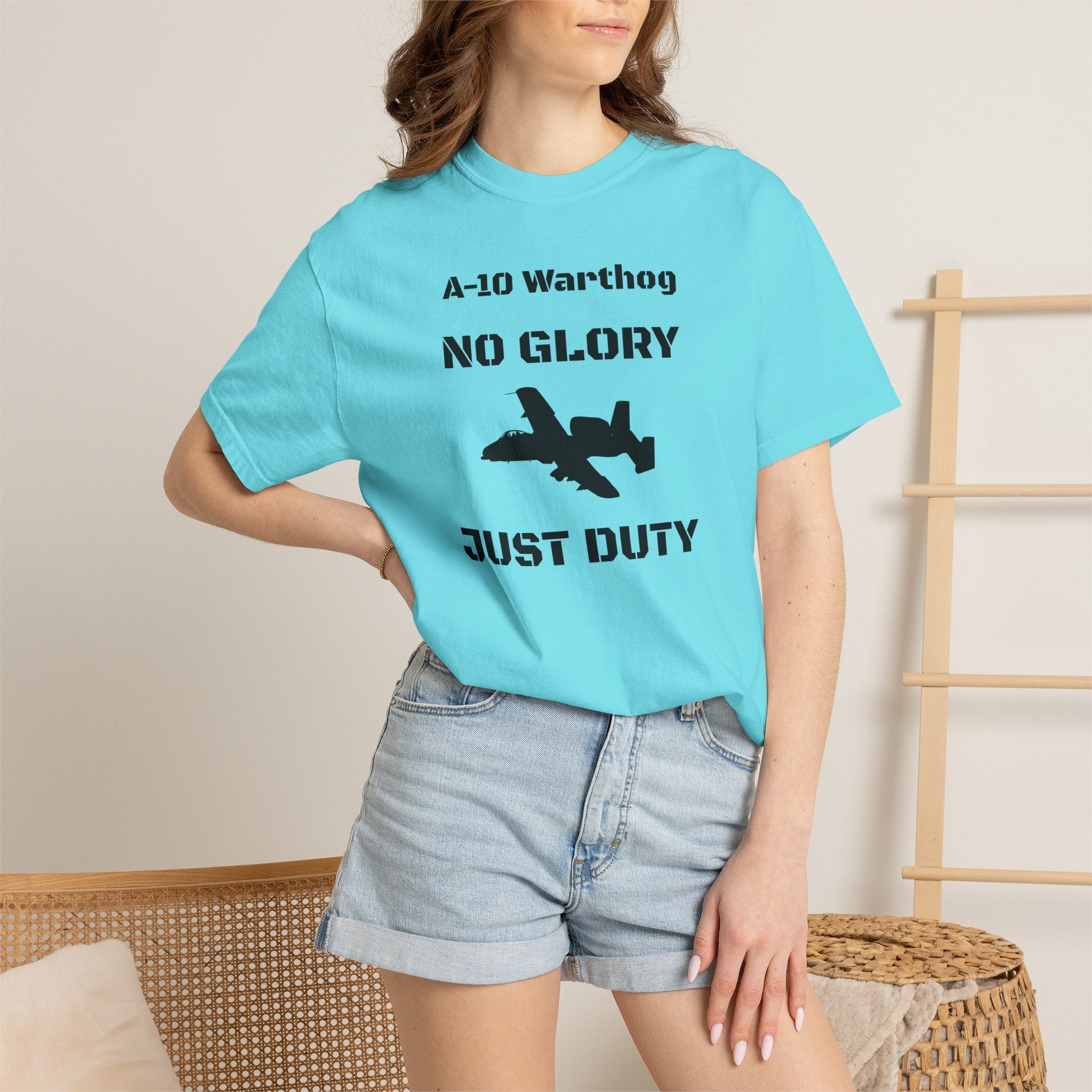 A-10 Warthog Tribute T-shirt — Military Pilot Nicknames Tee