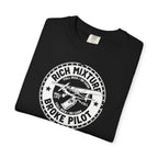 Broke Pilot T-Shirt — Funny Pilot Tee, 'Rich Mixture, Broke Pilot' Aviation Gift