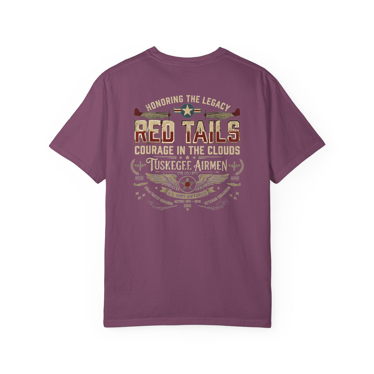 Tuskegee Airmen "Red Tails" History Tee