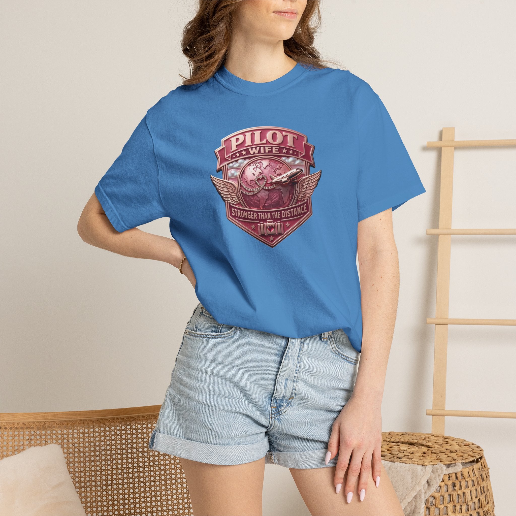 Pilot Wife Tribute T-Shirt — Stronger Than The Distance