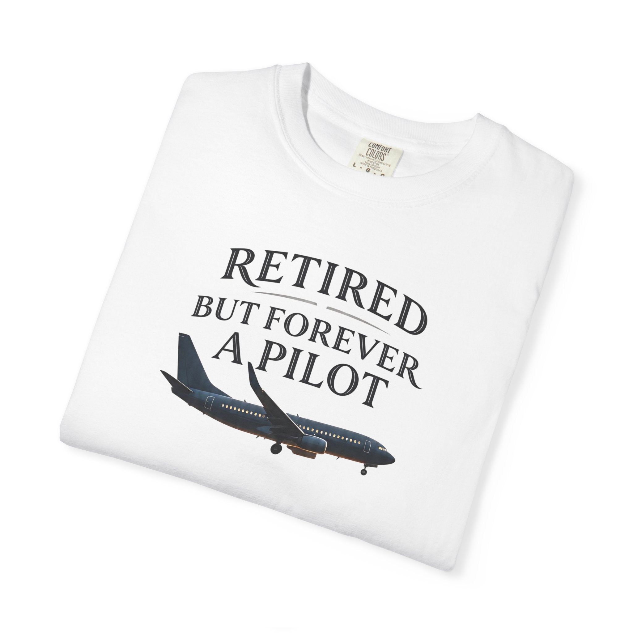 Retired Pilot Aviation T-Shirt — Vintage Flight Tribute