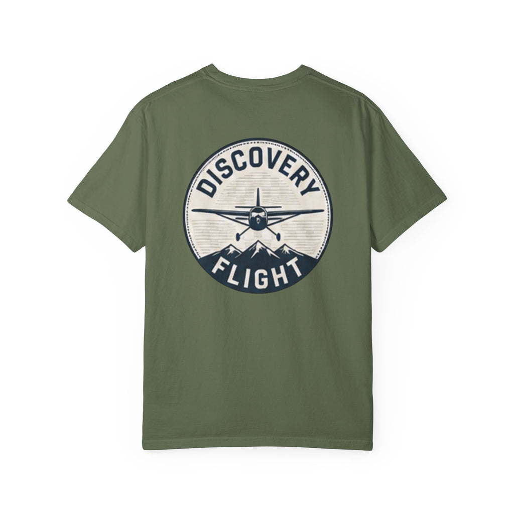 Discovery Flight T-Shirt — Vintage Airplane Graphic Tee
