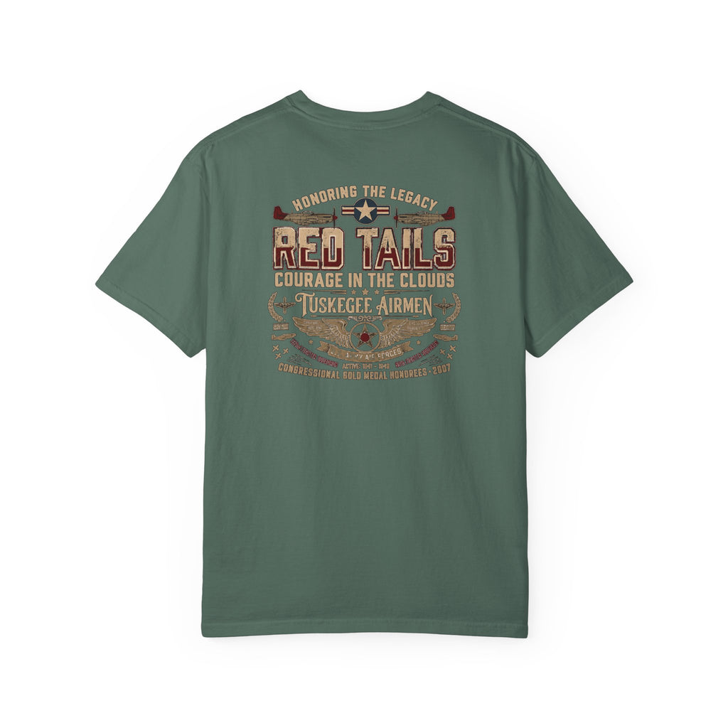 Tuskegee Airmen Tribute T-shirt — Red Tails WWII History Tee