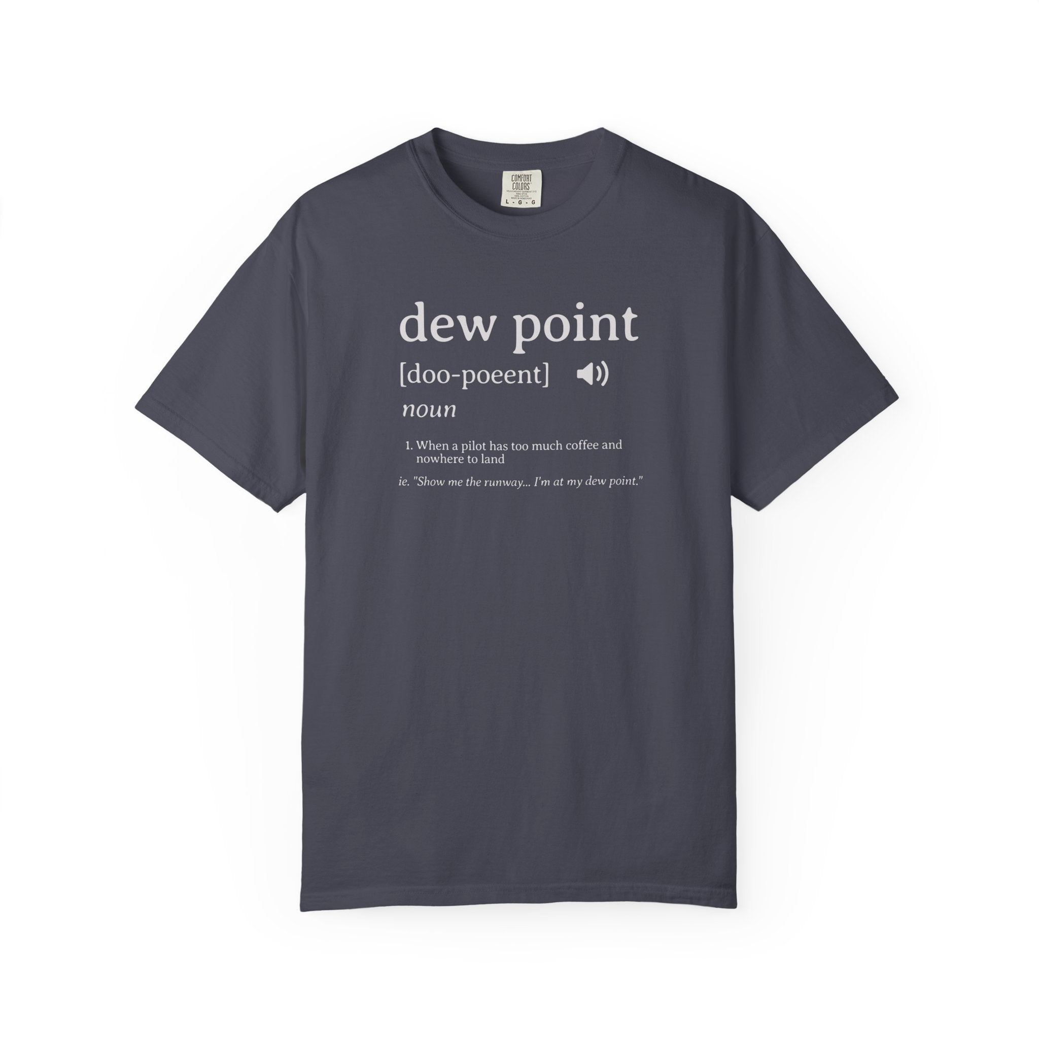 Dew Point Pilot T-Shirt — Funny Aviation Dictionary Shirt