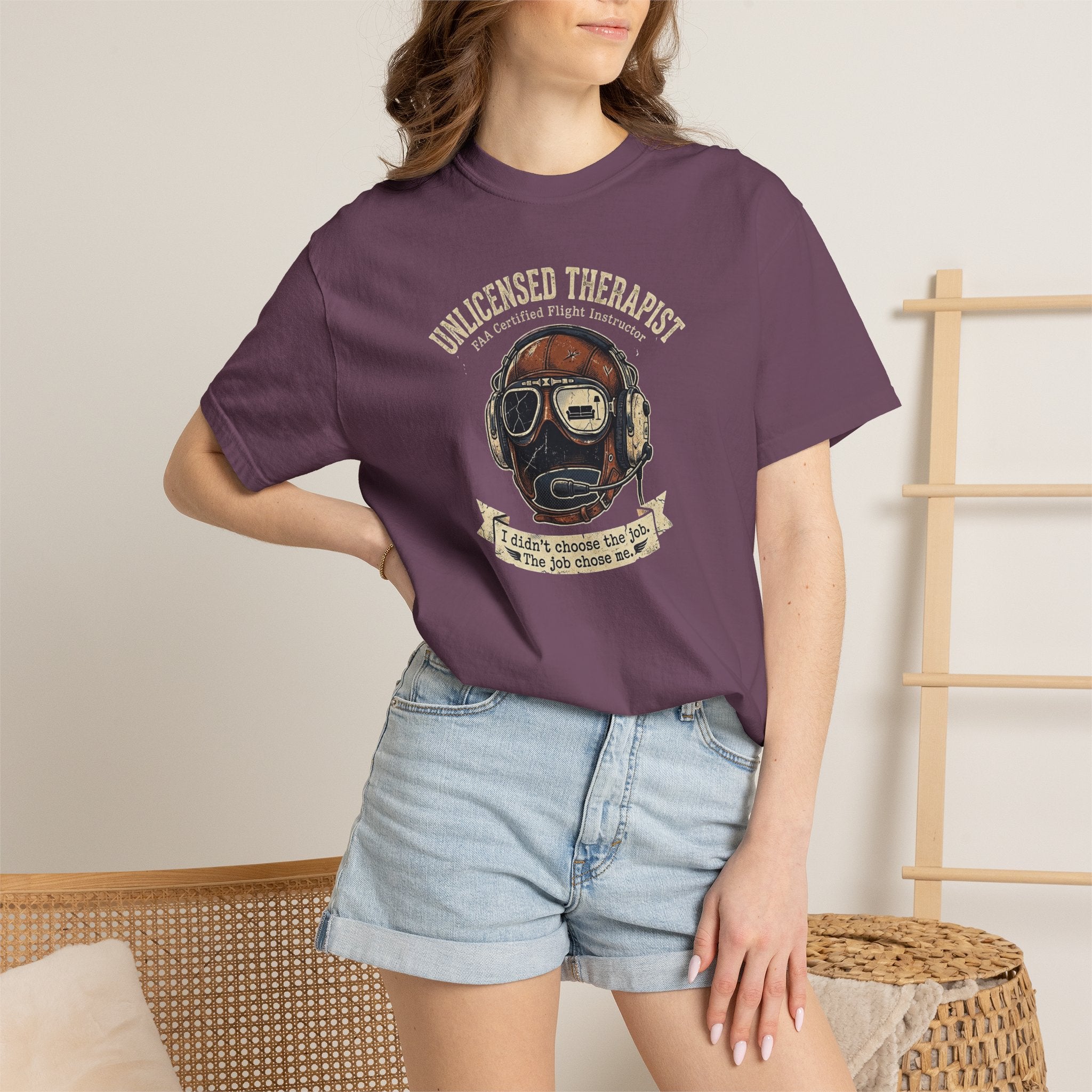 Flight Instructor Tee - Unlicensed Therapist