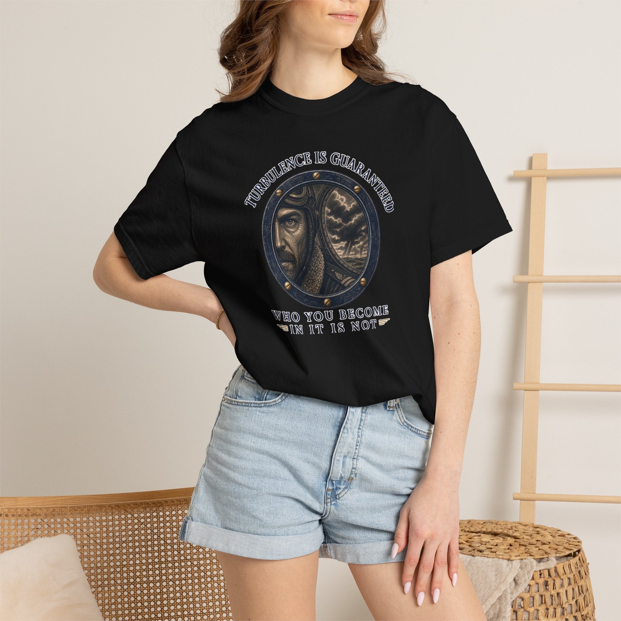 Turbulence Is Guaranteed T-Shirt — Inspirational Aviation Tee