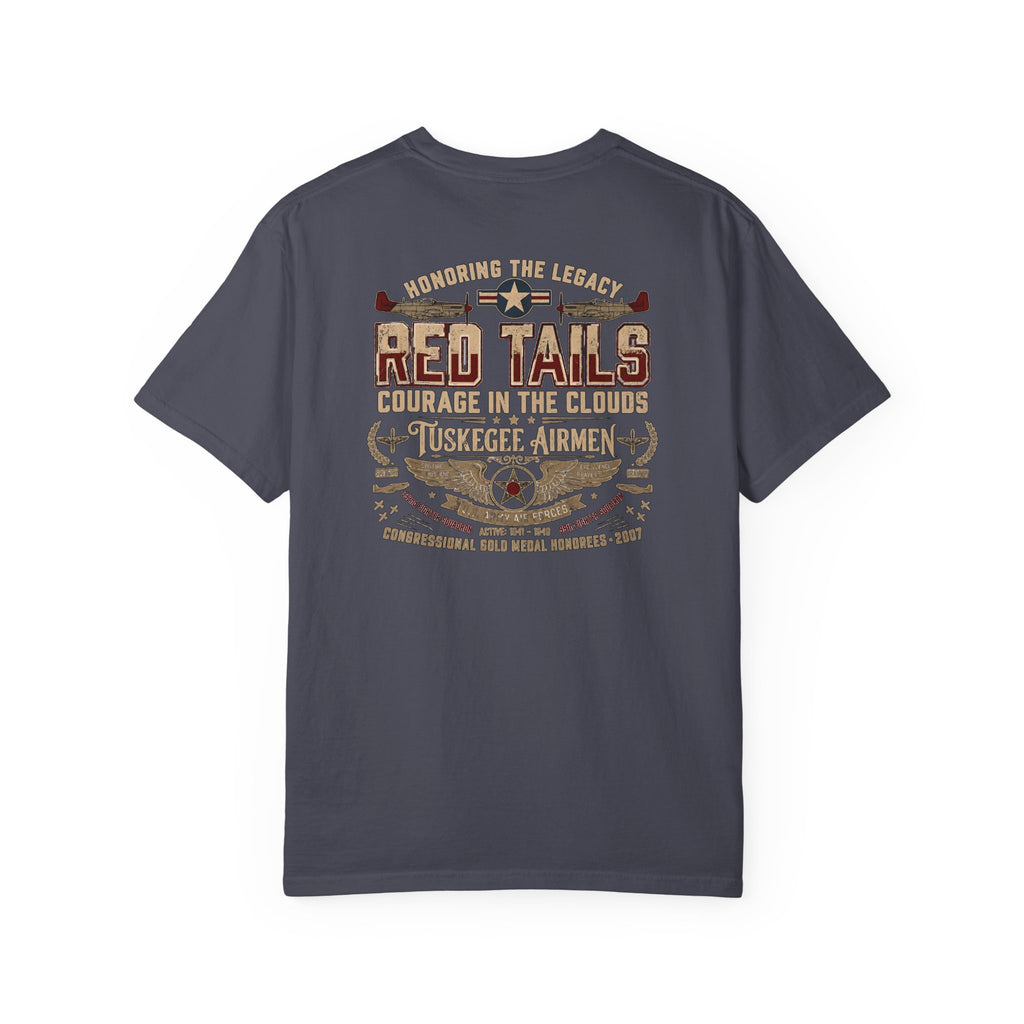 Tuskegee Airmen Tribute T-shirt — Red Tails WWII History Tee