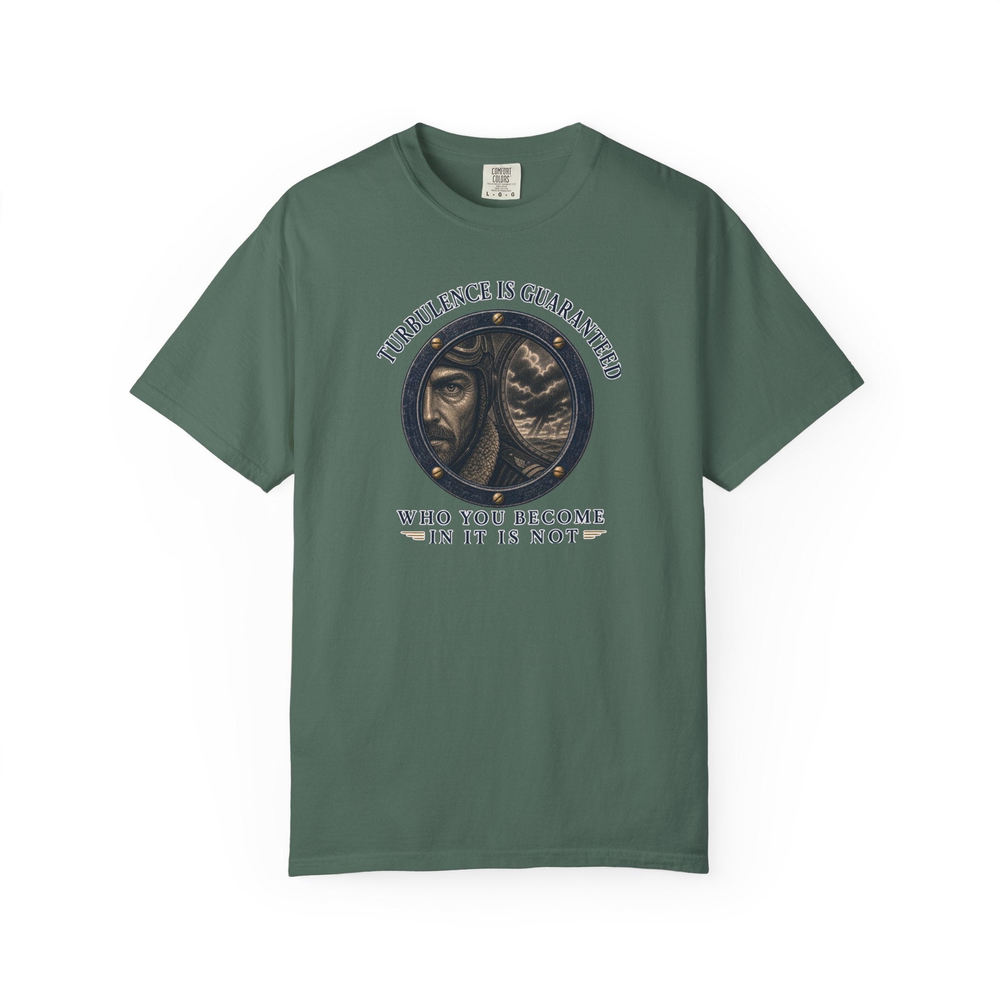 Turbulence Is Guaranteed T-Shirt — Inspirational Aviation Tee
