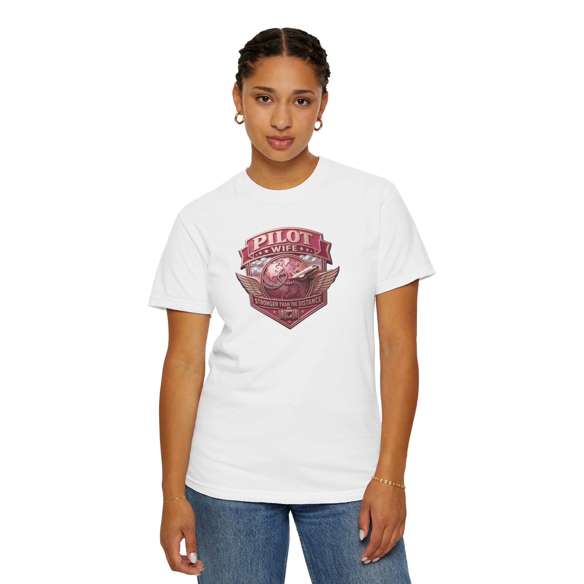 Pilot Wife Tribute T-Shirt — Stronger Than The Distance