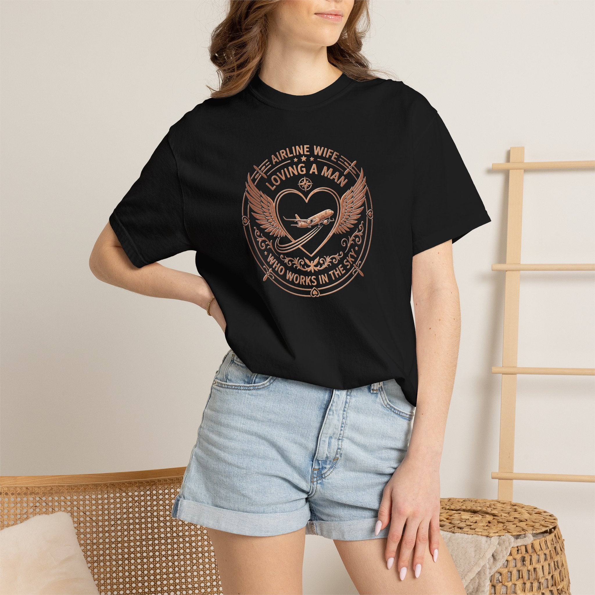 Pilot Wives T-Shirt — "Loving a Man Who Works in the Sky"