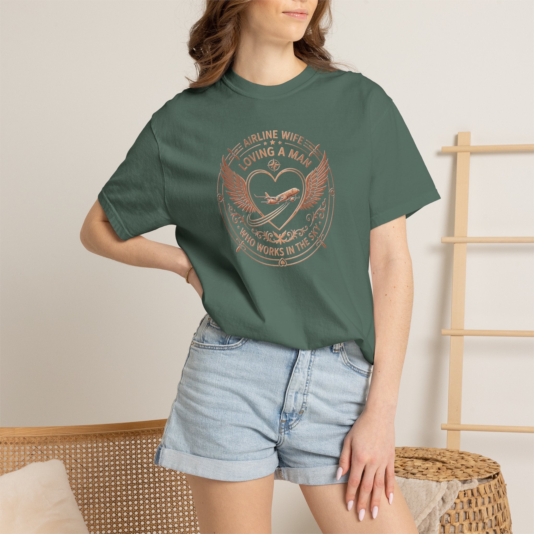 Pilot Wives T-Shirt — "Loving a Man Who Works in the Sky"