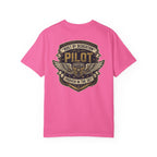 Built by Dedication, Proven in the Sky Pilot T-Shirt — Aviation Motivation Signature Series