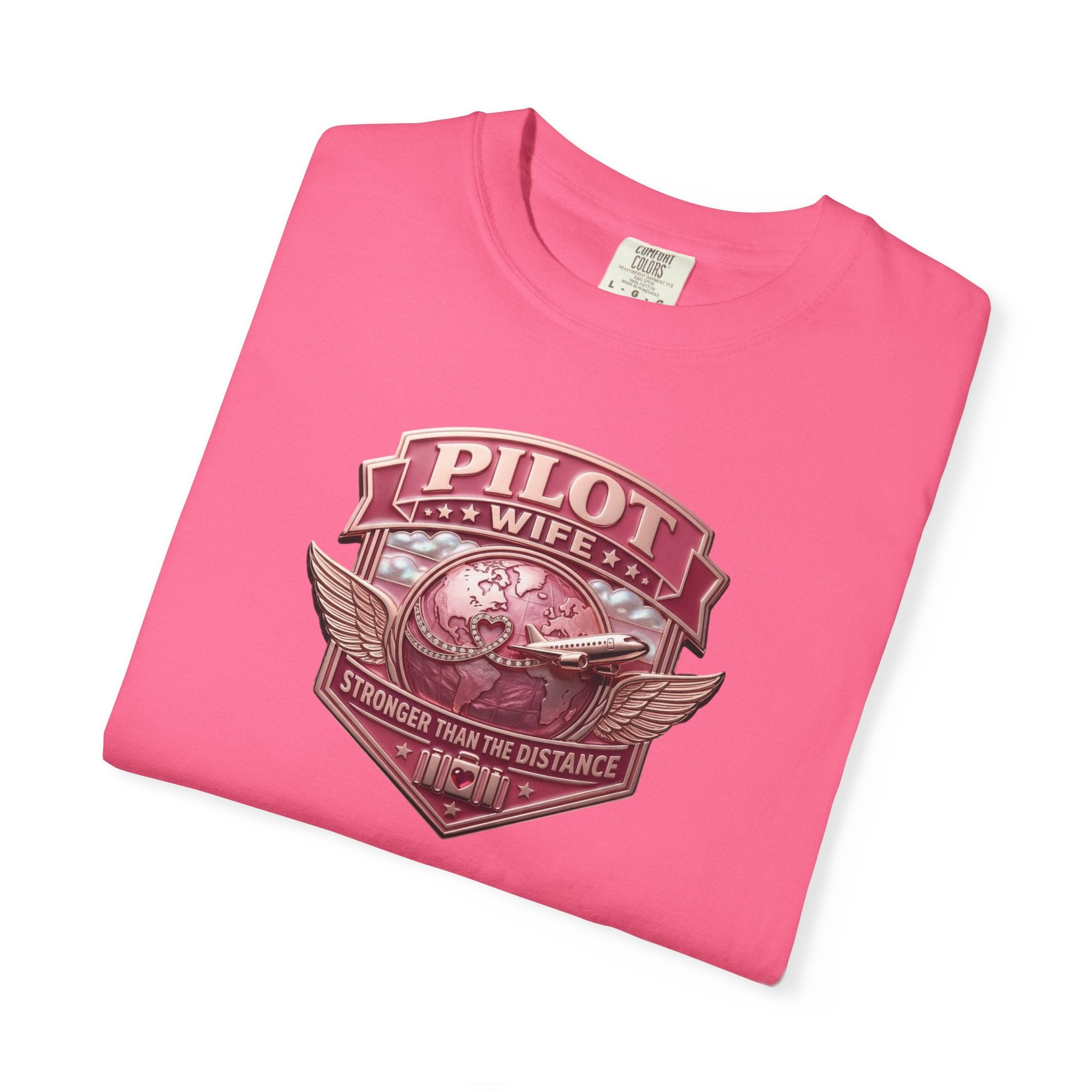 Pilot Wife Tribute T-Shirt — Stronger Than The Distance