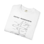 Airbus A320 Schematic T-Shirt — 'Precision in Motion' Aviation Tee