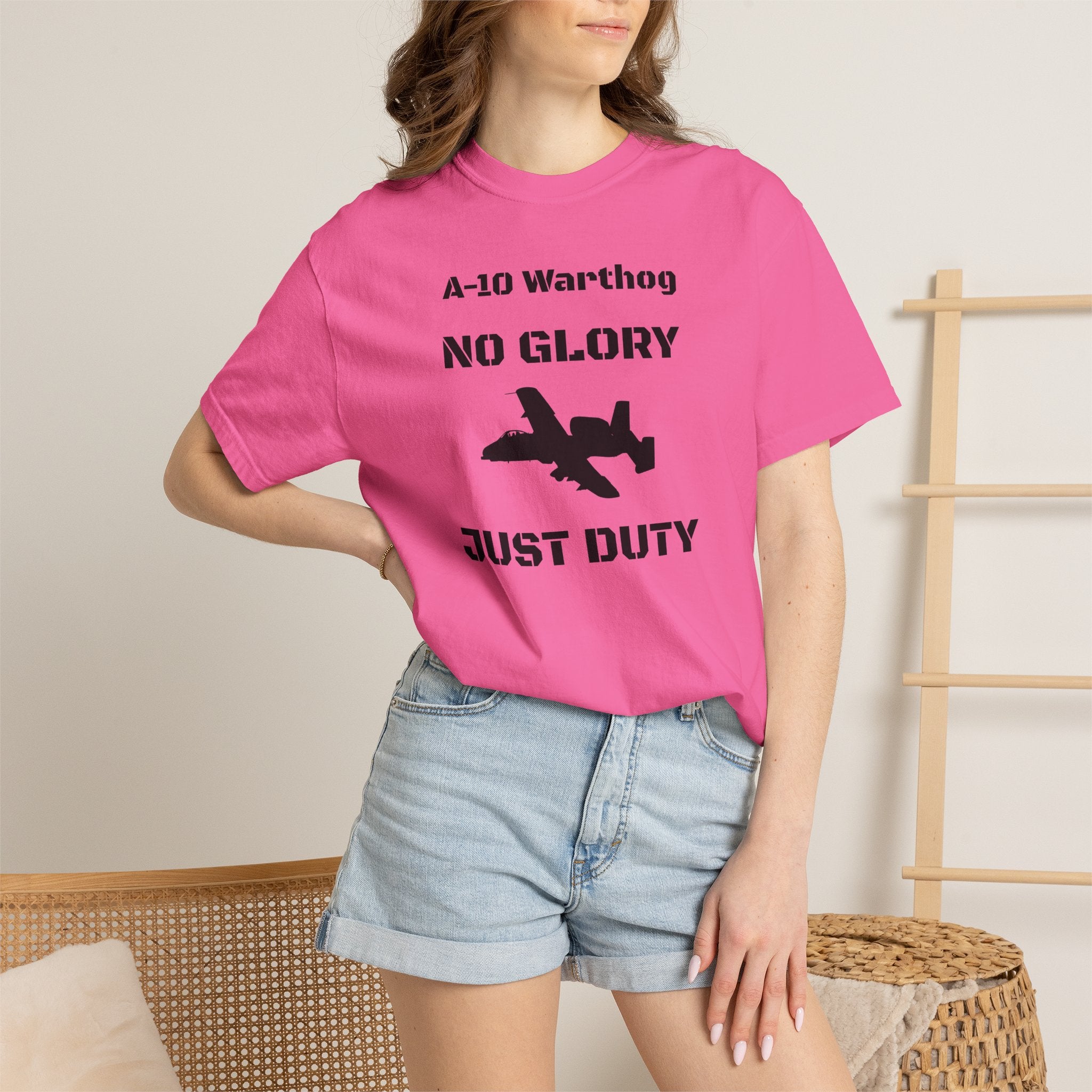 A-10 Warthog Tribute T-shirt — Military Pilot Nicknames Tee