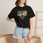 Inspirational Pilot tee - "When the Weather turns Hostile, Your Training is Your Compass"