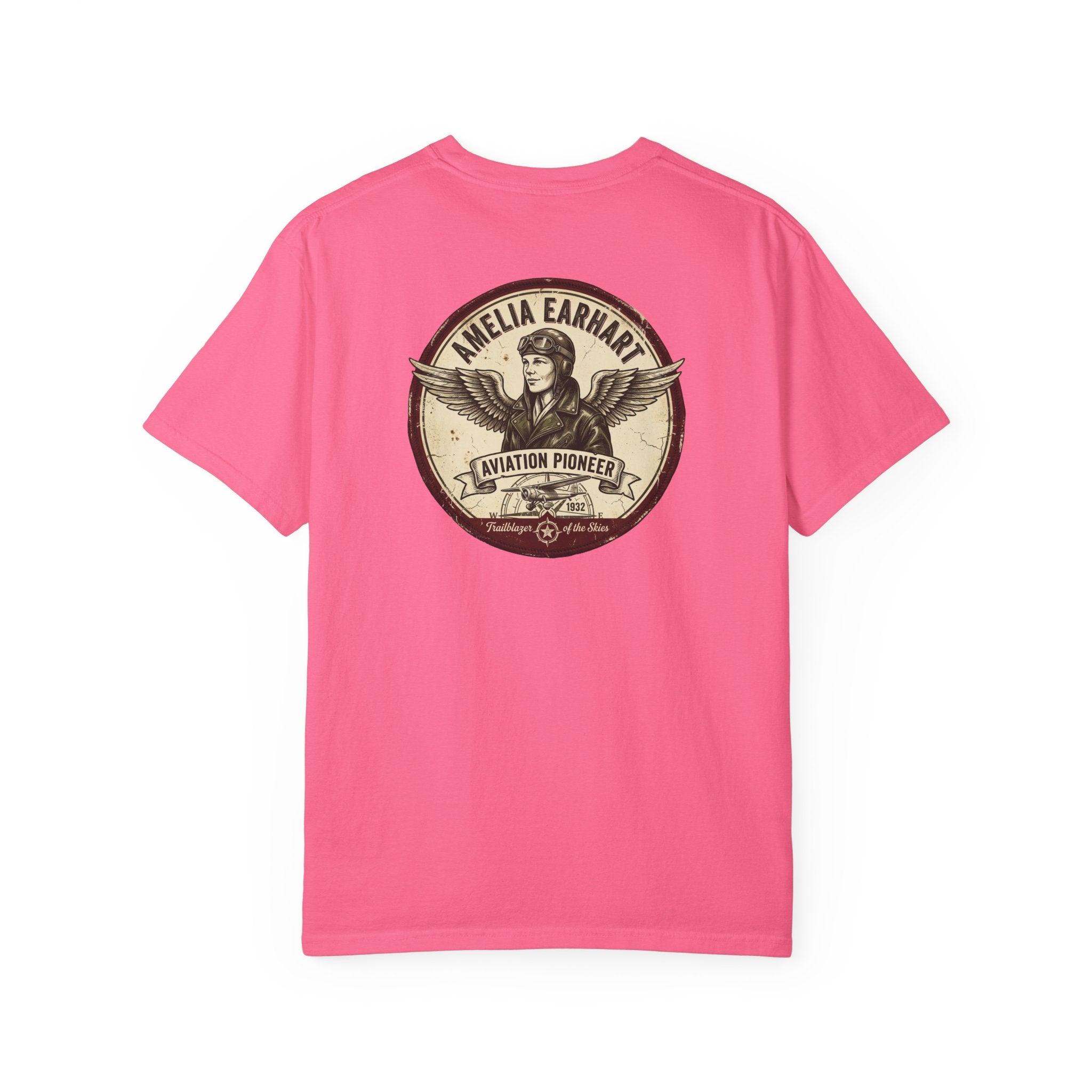 Amelia Earhart Tribute T-Shirt — Signature Series Aviation History
