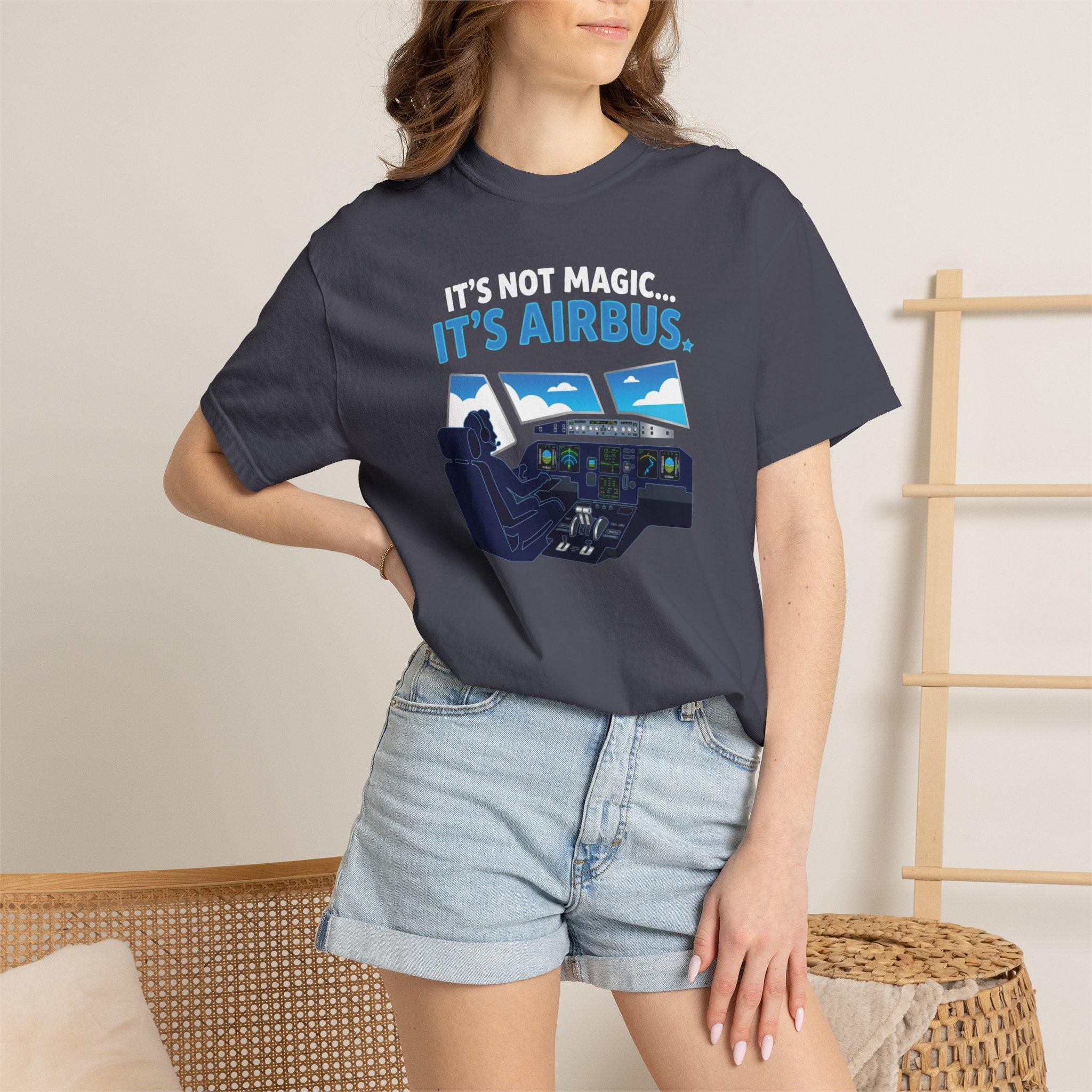 Airbus Magic of Flight T-Shirt — Aviation Tech Enthusiast Tee