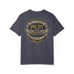 Built by Dedication, Proven in the Sky Pilot T-Shirt — Aviation Motivation Signature Series