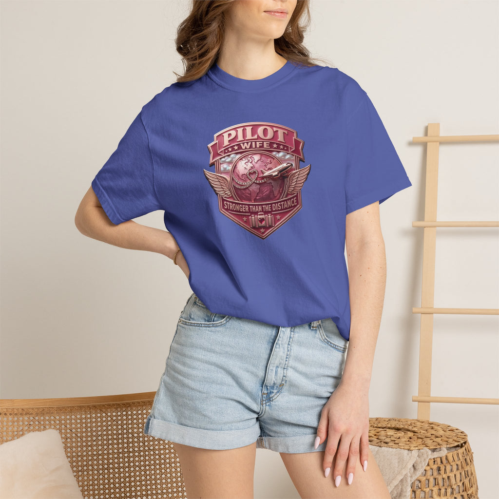 Pilot Wife Tribute T-Shirt — Stronger Than The Distance