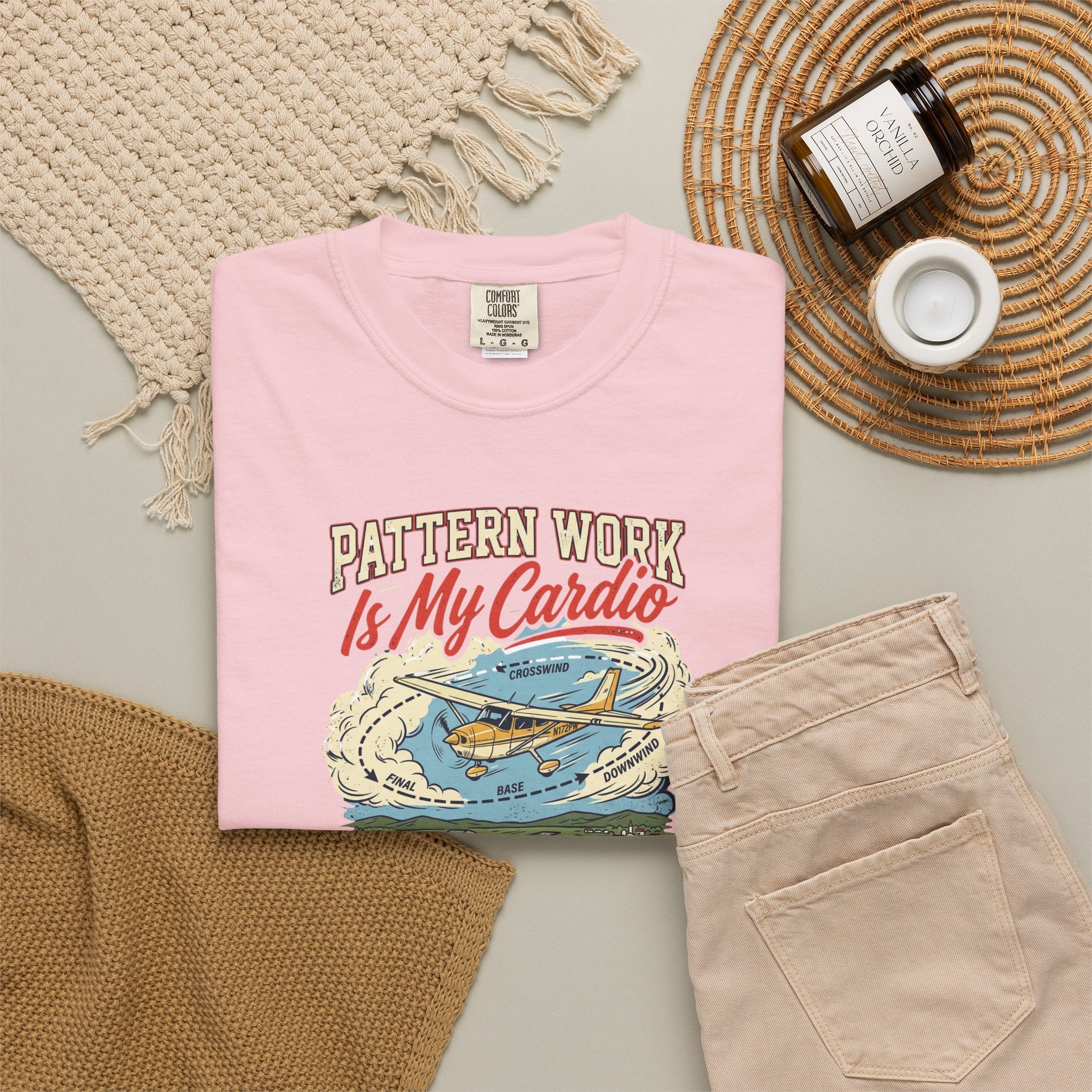 Pattern Work Is My Cardio Aviation Tee