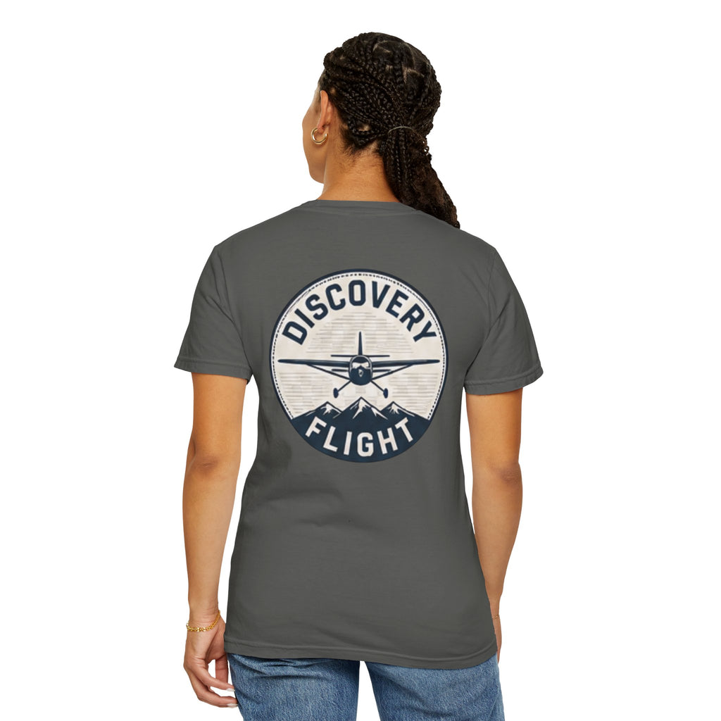 Discovery Flight T-Shirt — Vintage Airplane Graphic Tee
